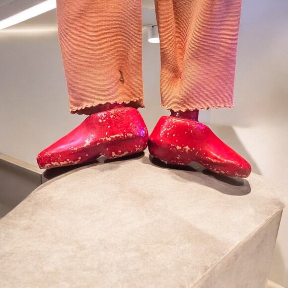 Vintage Folk Art Puppet-Marionette-Paper Mache-German Style Peasant Girl-Doll - Picture 5 of 9